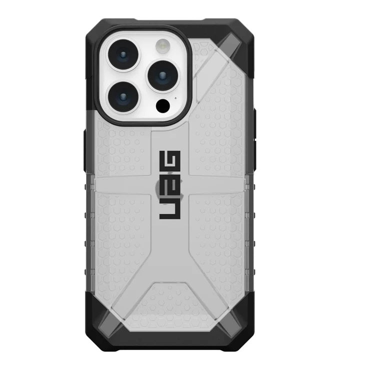 iPhone 15 Pro Max Slim & Shockproof Rugged Armor Protective Plasma Case - Ice Clear